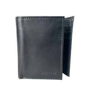 Dockers Classic Black Leather Card Wallet